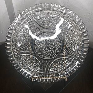 Vintage Crystal Plate